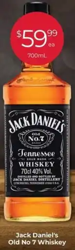 Porters Jack Daniel's Old No 7 Whiskey offer