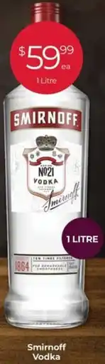 Porters Smirnoff Vodka offer