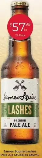 Porters James squire lashes pale ale stubbies offer