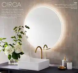 Harvey Norman Ilume 'Circa' Demister Tri-Colour LED Mirror offer