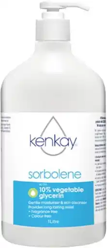 healthylife Kenkay Sorbolene with 10% Vegetable Glycerin Pump 1 Litre offer