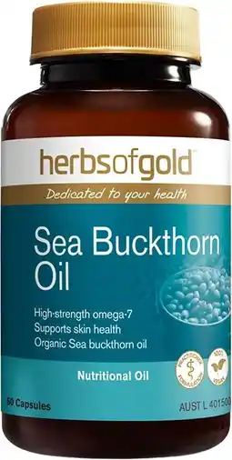 healthylife Herbs of Gold Sea Buckthorn Oil 60 Capsules offer
