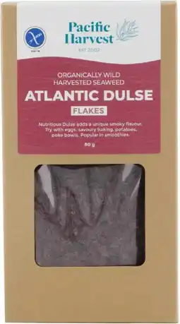 healthylife Pacific Harvest Atlantic Dulse Seaweed Flakes 80g offer