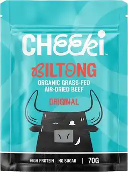 healthylife Cheeki Biltong Original 70g offer