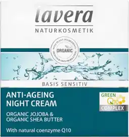 healthylife Lavera Sensitiv Anti-Ageing Night Cream Q10 50ml offer