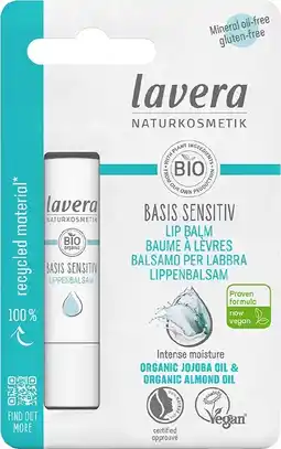 healthylife Lavera Basis Sensitiv Lip Balm 4.5g offer