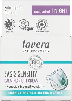 healthylife Lavera Basis Sensitiv Calming Night Cream 50ml offer