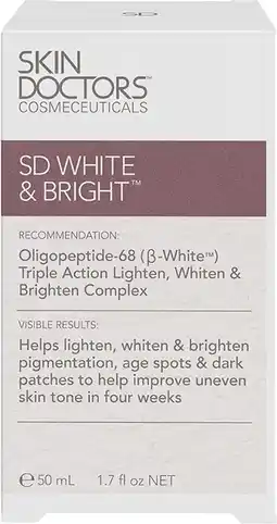 healthylife Skin Doctors SD White & Bright Treatment Cream 50ml offer