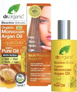 healthylife Dr Organic Pure Organic Moroccan Argan Oil 50ml offer