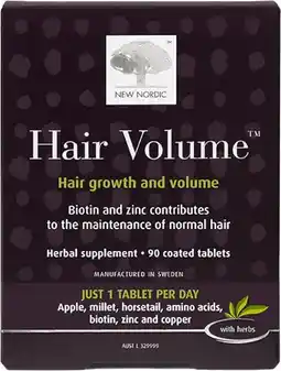 healthylife NEW Nordic Hair Volume 90 Tablets offer