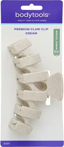 healthylife Bodytools Premium Hair Claw Clip Cream 1 Pack offer