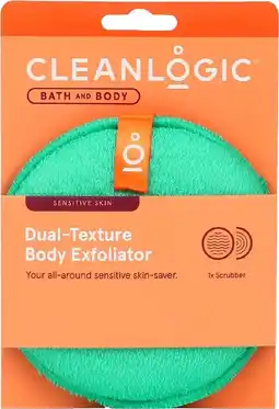 healthylife Cleanlogic Sensitive Skin Dual-Texture Body Exfoliator offer