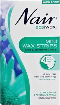 healthylife Nair Easiwax Mini Wax Strips 20 Pack offer
