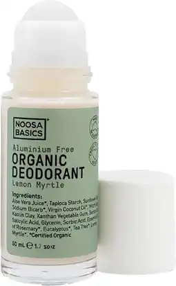 healthylife Noosa Basics Lemon Myrtle Roll on Deodorant 50ml offer