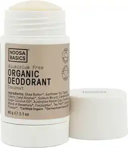 healthylife Noosa Basics Coconut Deodorant Stick 60g offer