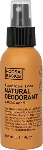 healthylife Noosa Basics Sandalwood Deodorant Spray 100ml offer