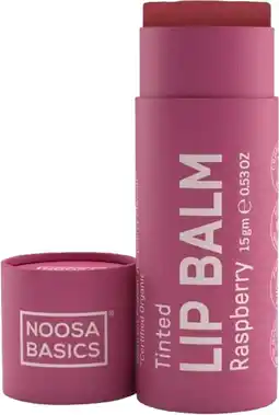 healthylife Noosa Basics Organic Lip Balm Raspberry 15g offer