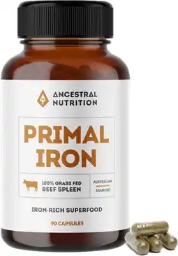 healthylife Ancestral Nutrition Primal Iron 90 Capsules offer