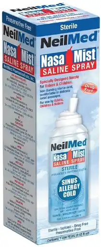 healthylife NeilMed NasaMist Isotonic Saline Nasal Spray 75ml offer