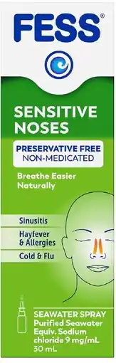 healthylife Fess Sensitive Noses Nasal Spray 30ml offer