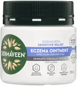 healthylife DermaVeen Sensitive Relief Eczema Ointment 200ml offer
