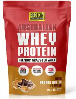 healthylife Protein Supplies Australia Australian Whey Protein Choc Peanut Butter 500g offer