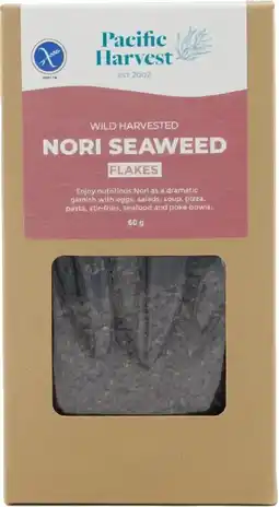 healthylife Pacific Harvest Nori Flakes 60g offer