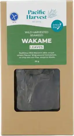 healthylife Pacific Harvest Wakame Seaweed Wild Leaves 20g offer