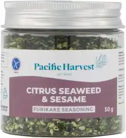 healthylife Pacific Harvest Citrus Seaweed Sesame Seasoning 50g offer