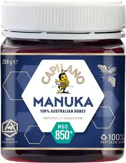 healthylife Capilano MGO 850+ Manuka Honey 250g offer