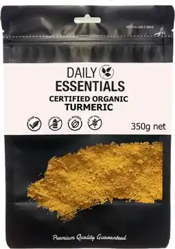 healthylife Daily Essentials Organic Turmeric Powder 350g offer