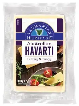IGA Tasmanian Heritage Cheese 180g Selected Varieties offer