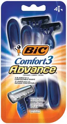 IGA BIC Comfort 3 Advance Shavers 4 Pack offer