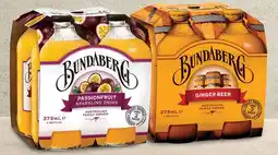 IGA Bundaberg Drinks 4x375mL Selected Varieties offer