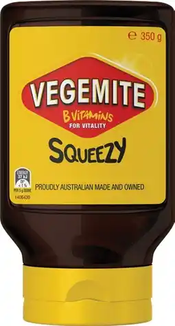 IGA Vegemite Squeezy 350g offer