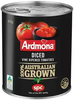 IGA Ardmona Crushed or Diced Tomatoes 810g offer