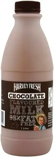 IGA Harvey Fresh Flavoured Milk 1 Litre Selected Varieties offer