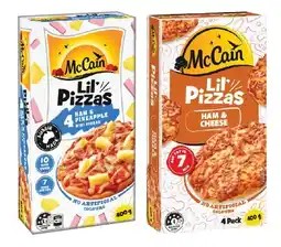 IGA McCain Lil’ Pizzas 380‑400g Selected Varieties offer