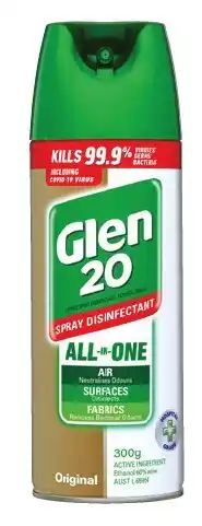 IGA Glen 20 Disinfectant Spray 300g Selected Varieties offer