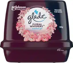 IGA Glade Scented Gel Air Freshener 180g Selected Varieties offer