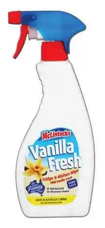 IGA McLintocks Vanilla Fresh Fridge Wipe & Deodoriser 500mL offer