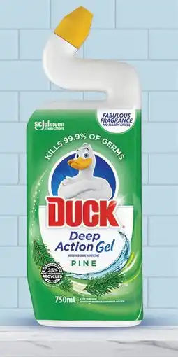 IGA Duck Deep Action Gel Toilet Cleaner 750mL Selected Varieties offer