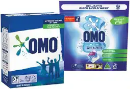 IGA OMO Laundry Liquid 2 Litre, Powder 2kg or Capsules 28 Pack Selected Varieties offer