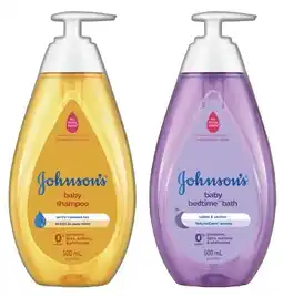 IGA Johnson’s Baby Bedtime Bath, Baby Shampoo or Oil 500mL Selected Varieties offer