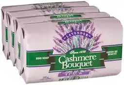 IGA Cashmere Bouquet Lavender Bar Soap 4x100g offer