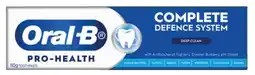 IGA Oral‑B Pro Health Complete Defence System Deep Clean Toothpaste 110g offer