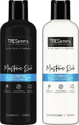 IGA TRESemmé Shampoo or Conditioner 350mL Selected Varieties offer
