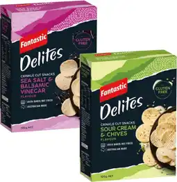 IGA Fantastic Delites Rice Snacks 100g Selected Varieties offer