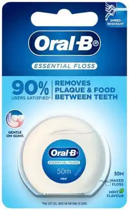 IGA Oral‑B Floss Mint Waxed 50m offer