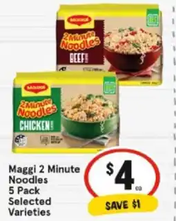 IGA Maggi 2 Minute Noodles offer